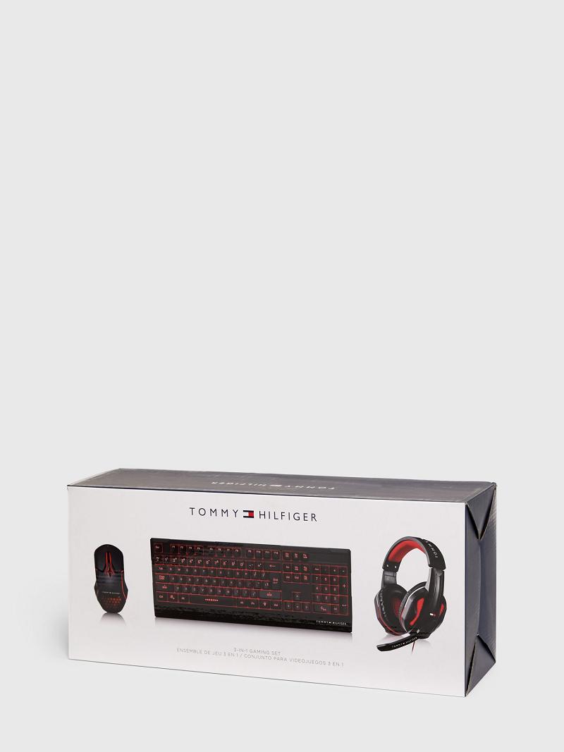 Férfi Tommy Hilfiger TH Gaming Kit Technology Fekete | HU 1577JPQ